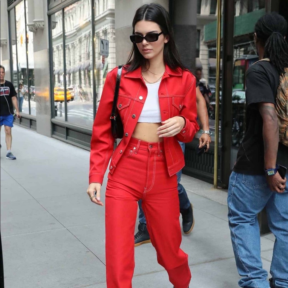 helmut lang femme boot cut jeans